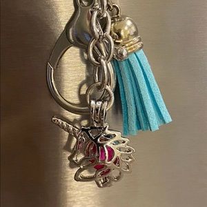 Unicorn pendant keychain